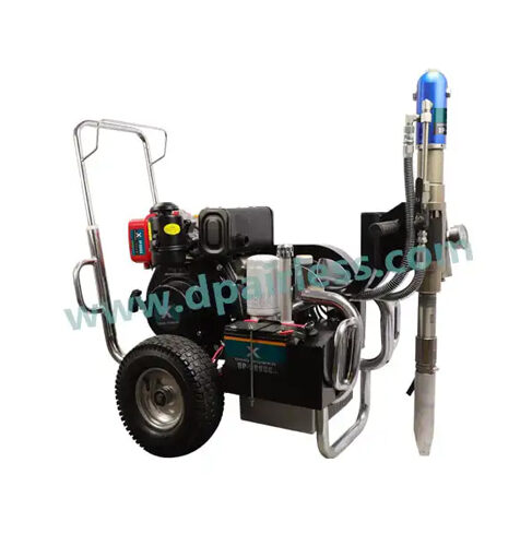 DP-9600D Diesel Engine Belt Driven Hydraulic Pump Airless Paint Sprayer