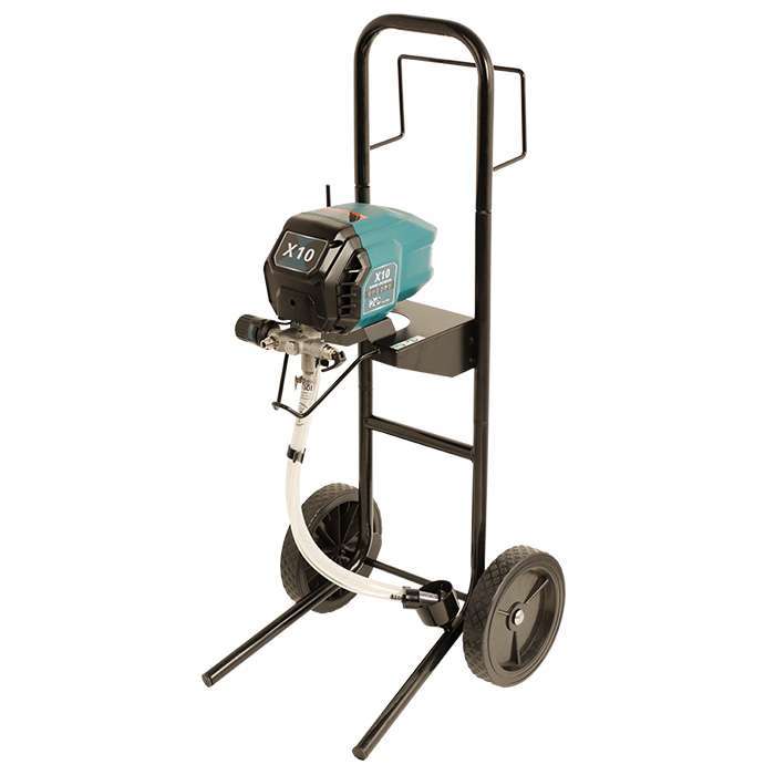 X10 portable paint sprayer with cart